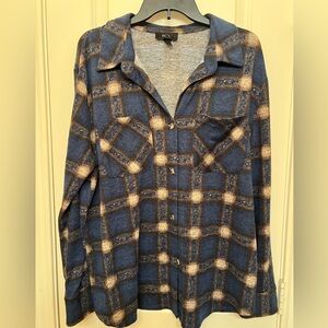 BCX Plaid Top